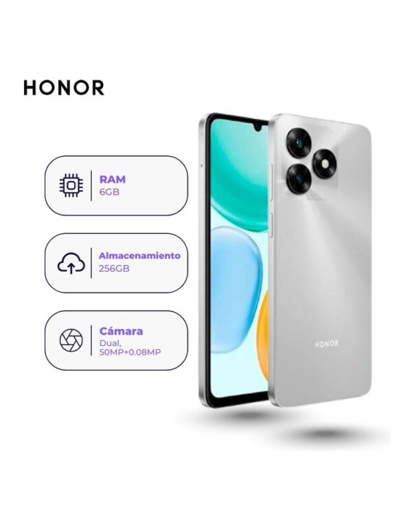 HONOR NLA- LX3 X5C PLUS RAM 6GB 256GB PLATA